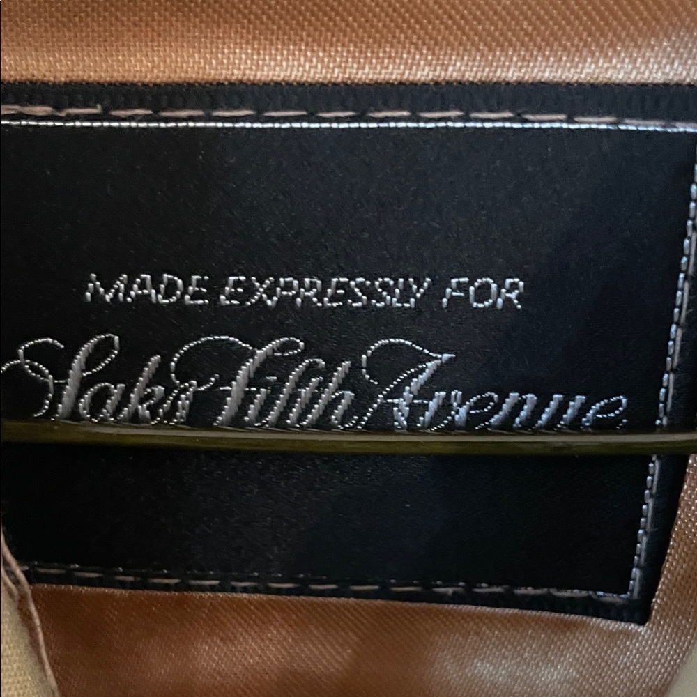 Saks Fifth Avenue Boys Double-Breasted Tan Trench Coat - Picture 2 of 8
